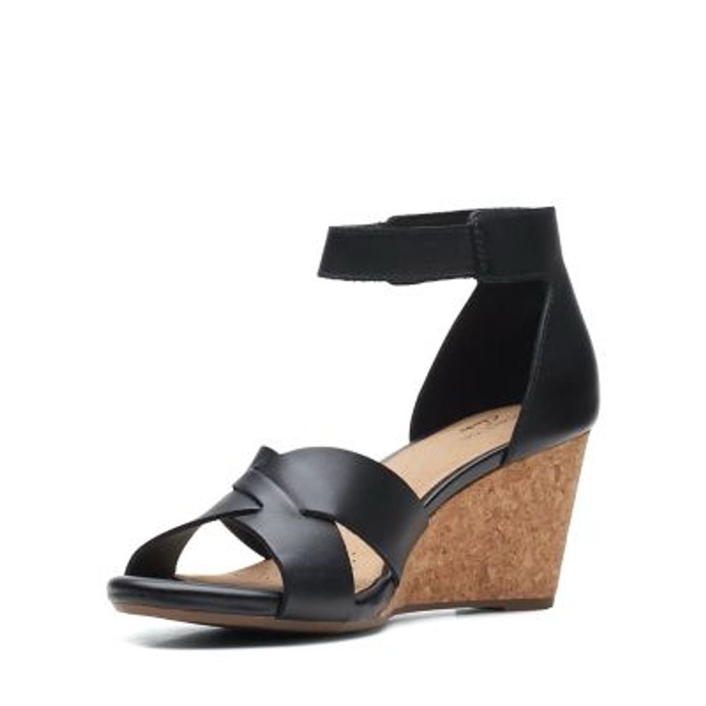 Clarks -NIB- Margee Gracie Sandal -Black- Size: Women’s 8.5